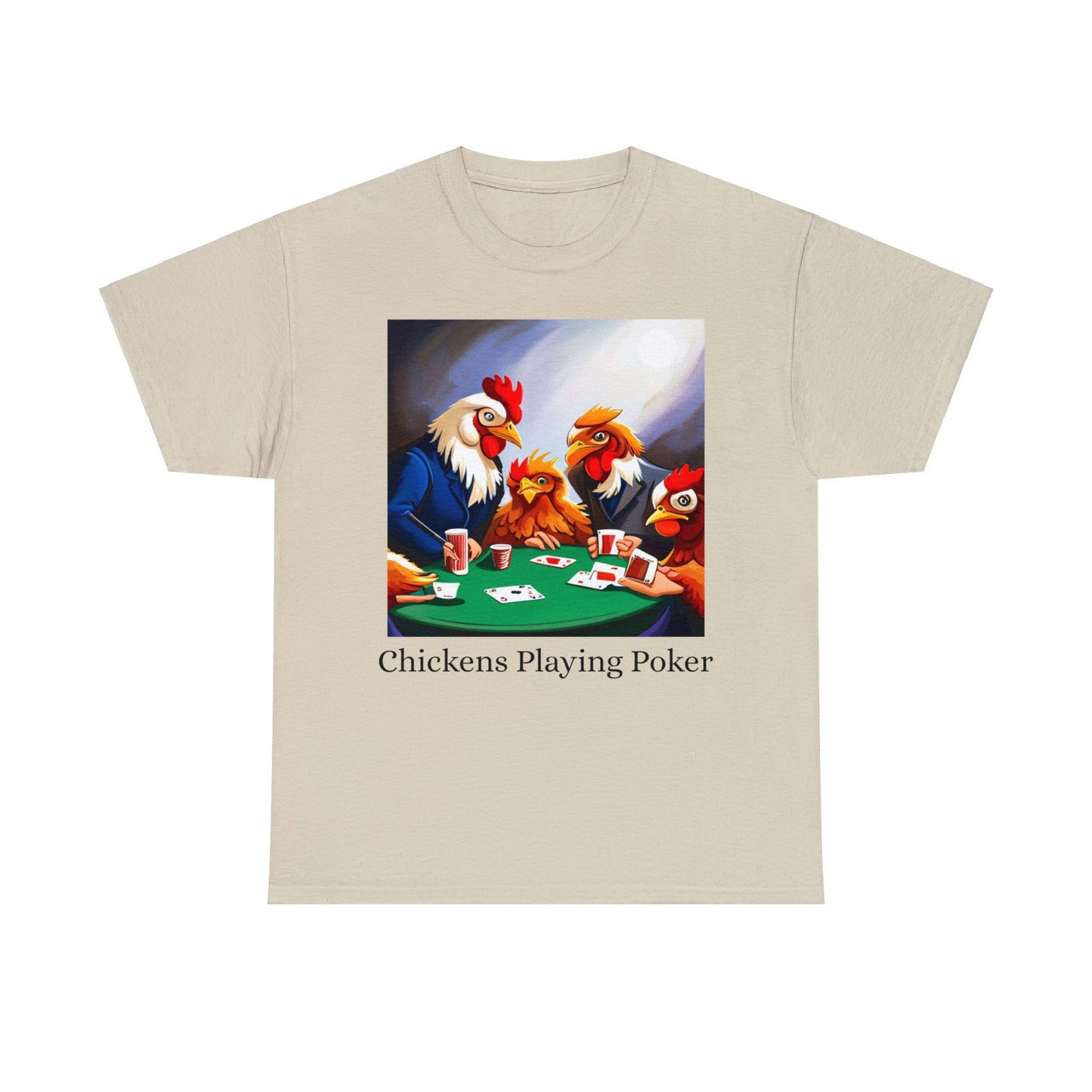 Chickens Playing Poker