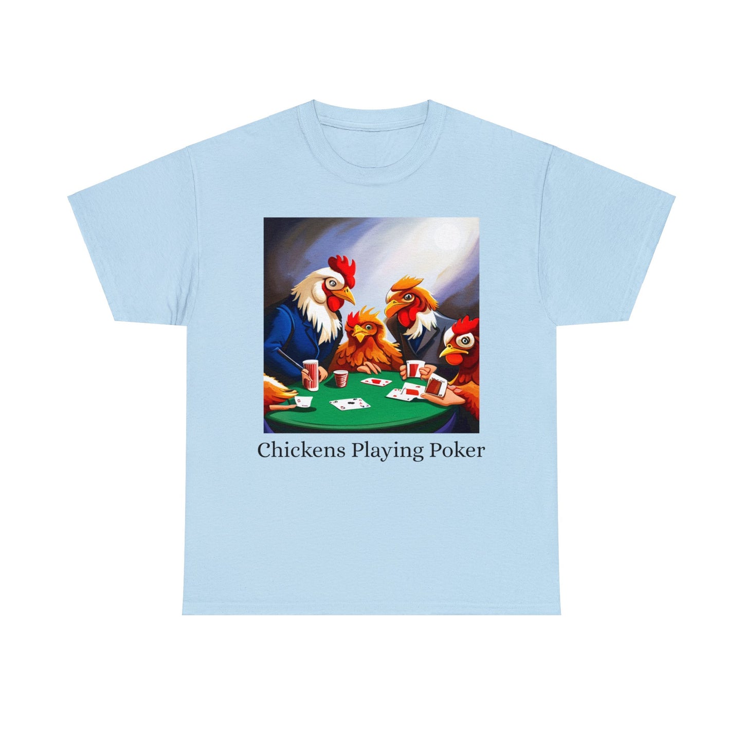 Chickens Playing Poker
